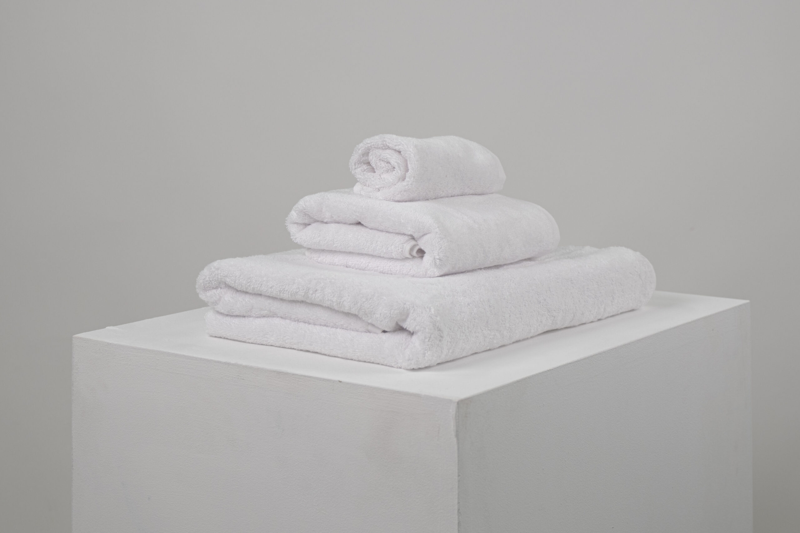 JIYA Plush Badetuch 76x152cm Opal Weiss 700gsm – Bild 5