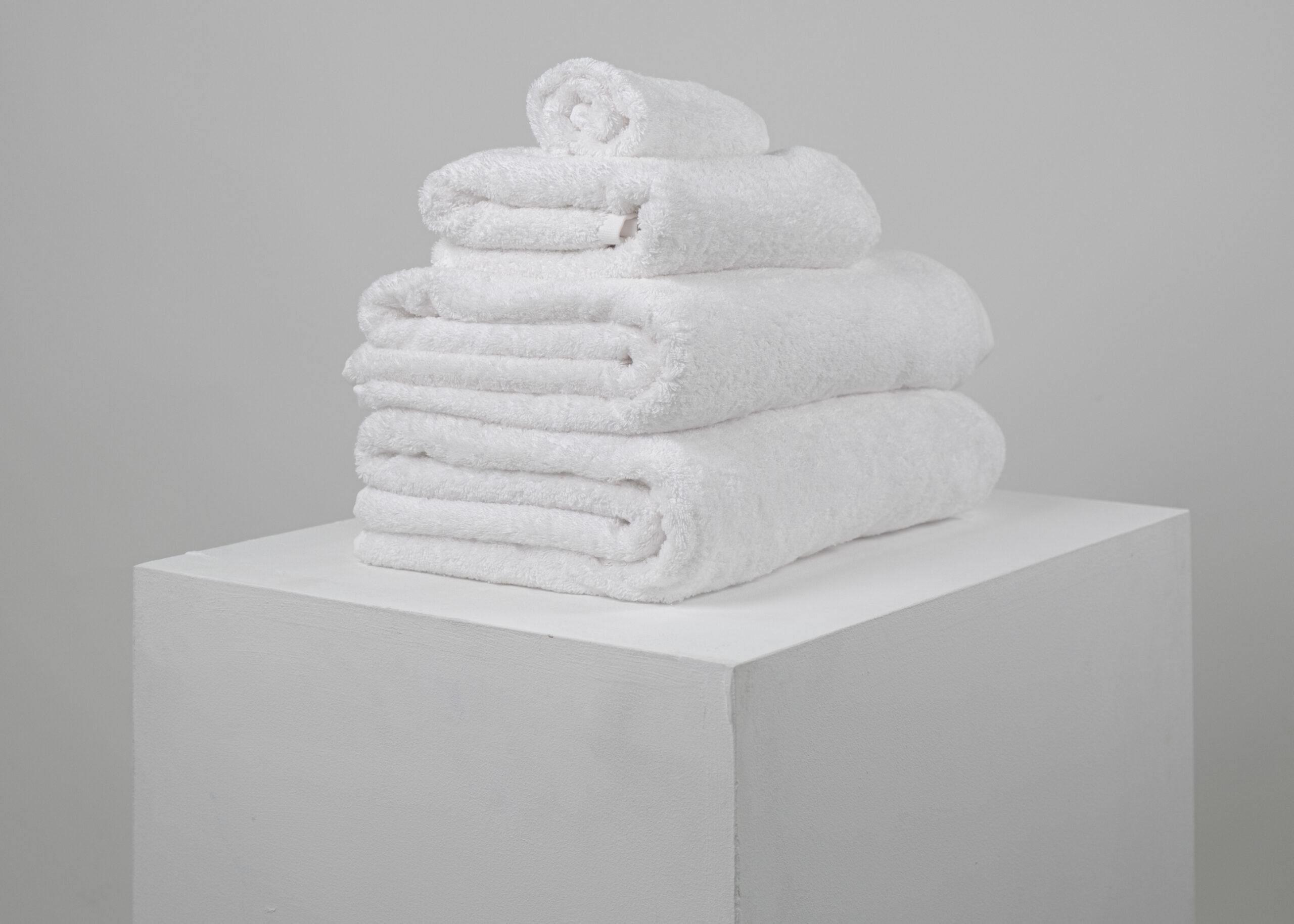 JIYA Pure SPA Badetuch 50x110cm Opal Weiss 700gsm – Bild 6