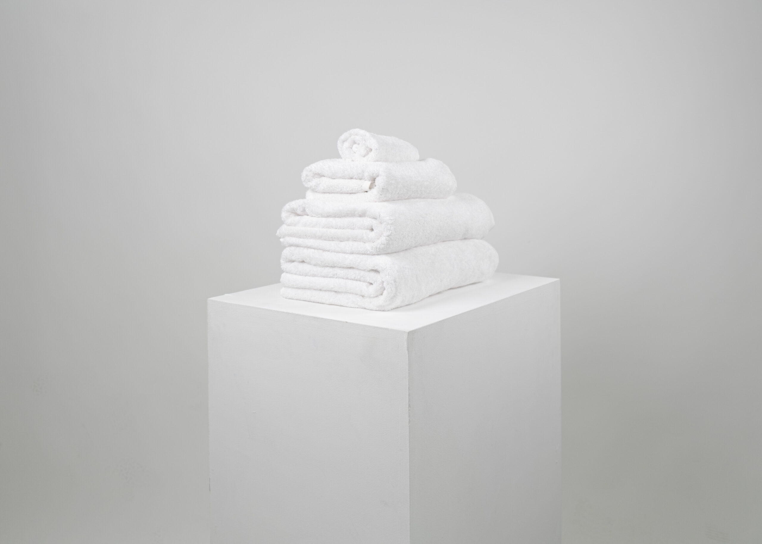 JIYA Pure SPA Badetuch 50x110cm Opal Weiss 700gsm – Bild 7